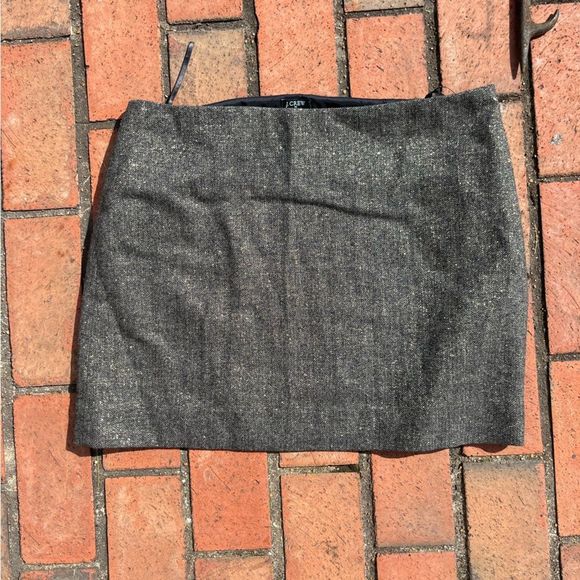 J Crew Glitter Flecked Wool Skirt NWT - Picture 5 of 6